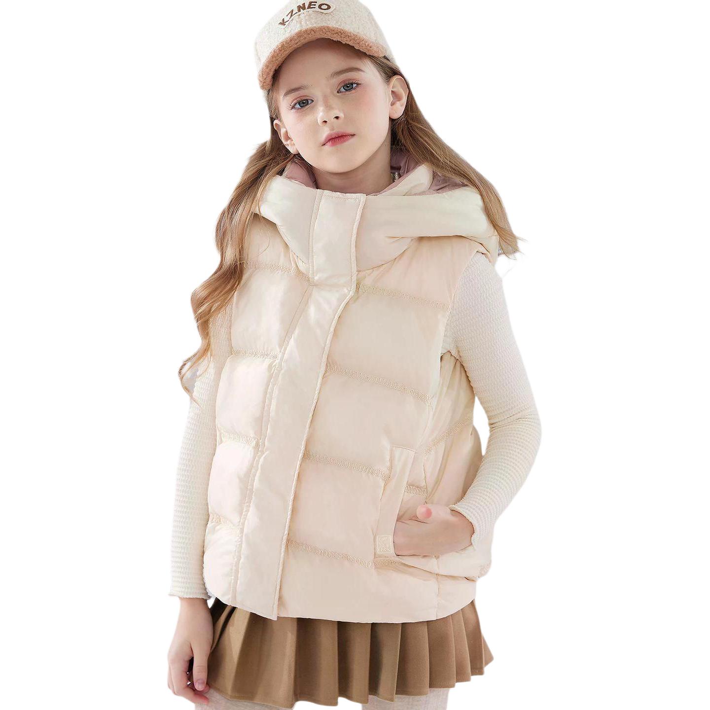 Пуховик Down Vest Frozen Fall Winter для подростков Disney, camellia розовый — фото 3