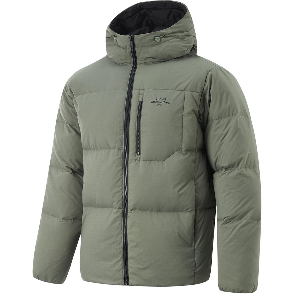 

LINING Пуховик мужской серии Fondue Down в дымчато-зелёном цвете, Snail Smoky Green