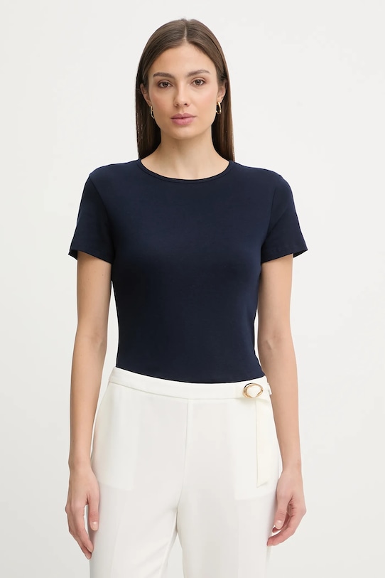 

Хлопковая футболка United Colors of Benetton, темно-синий