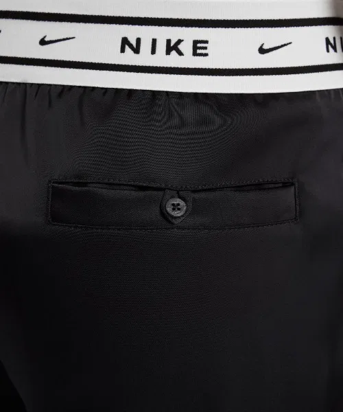Штаны женские свободные из сатина Nike, цвет зелёный — фото 4