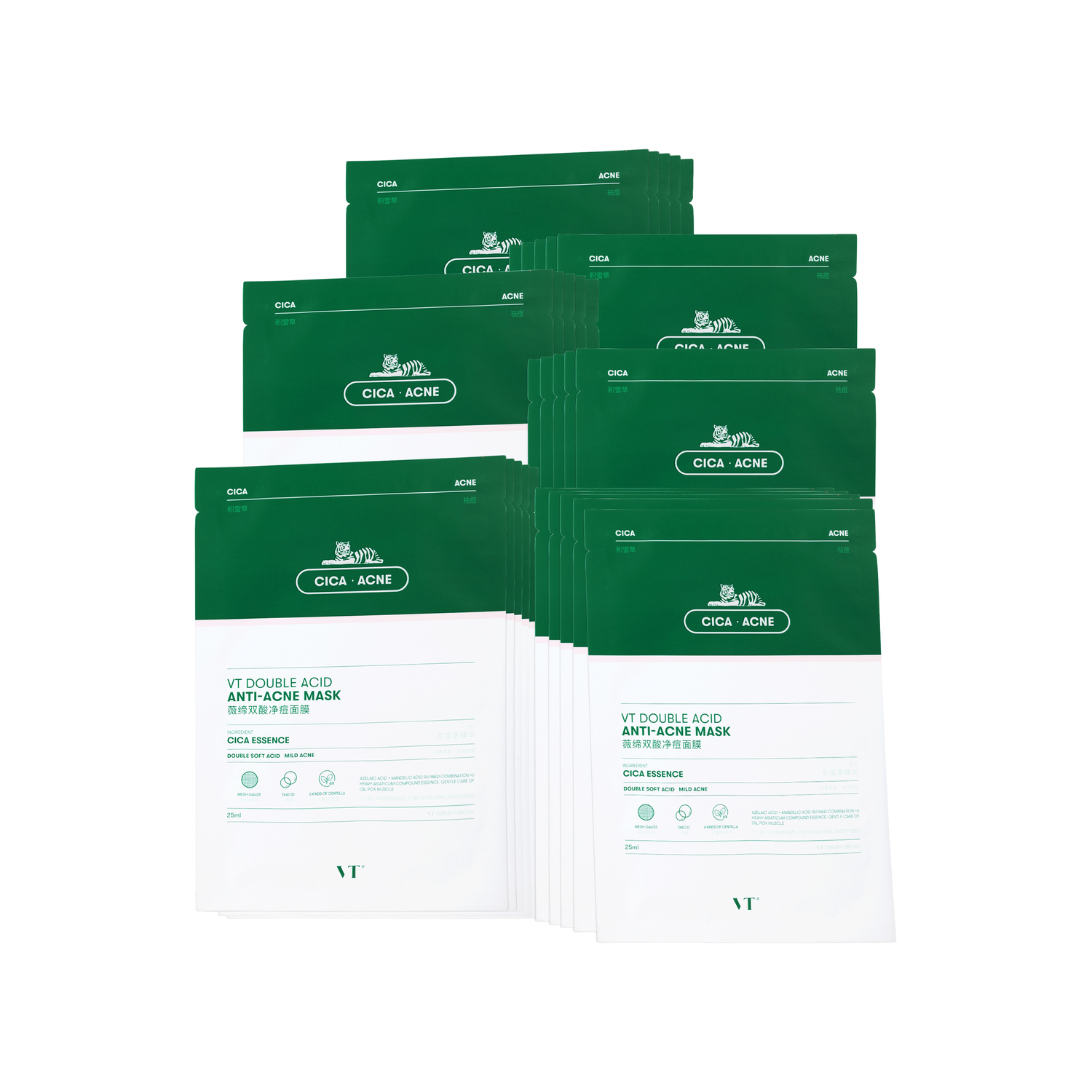 

Двойная кислотная маска для борьбы с акне борьба с акне, успокаивающая, увлажняющая, восстанавливающая и питающая VT