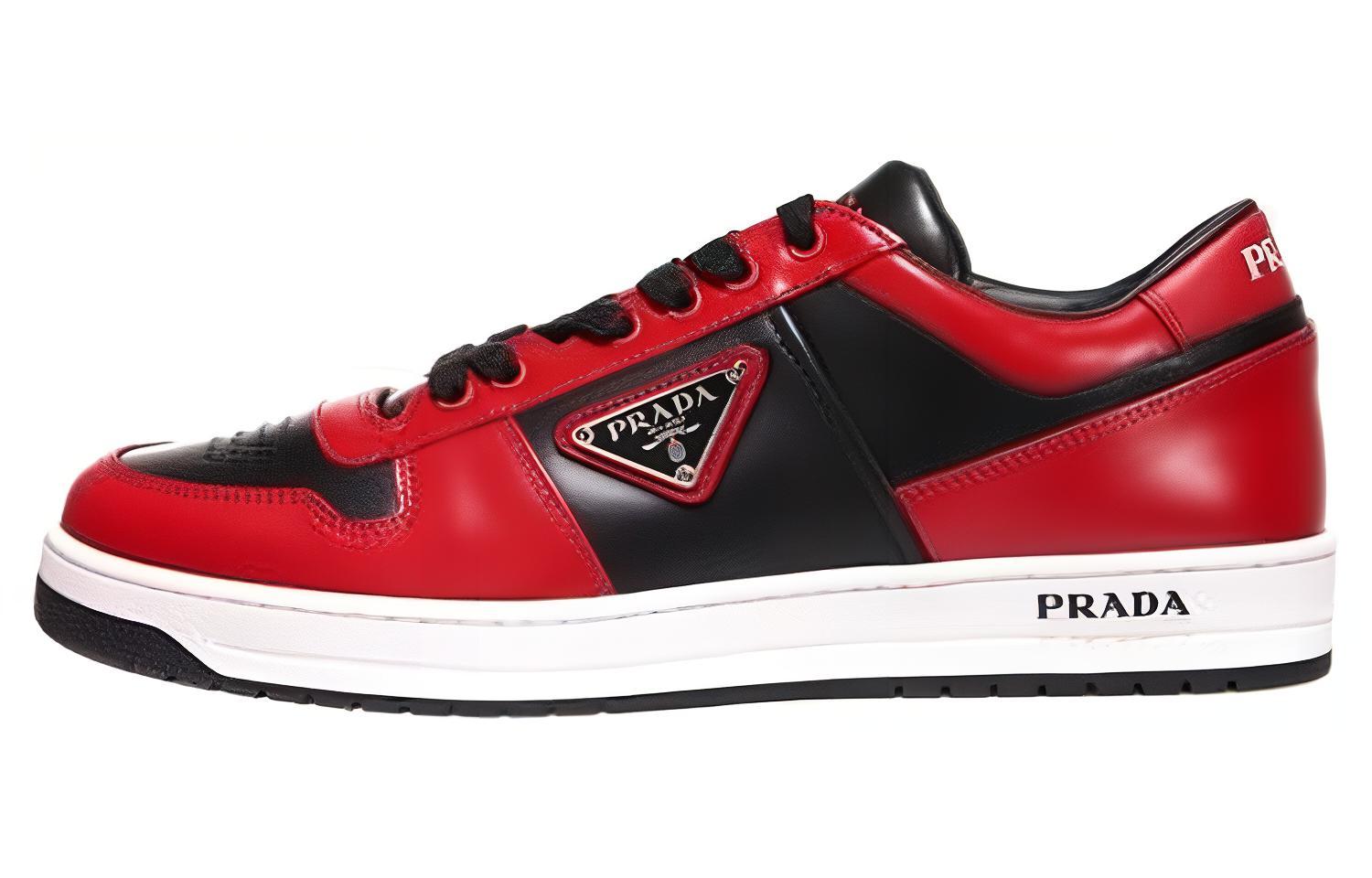 

PRADA Низкие скейтерские кроссовки мужские red