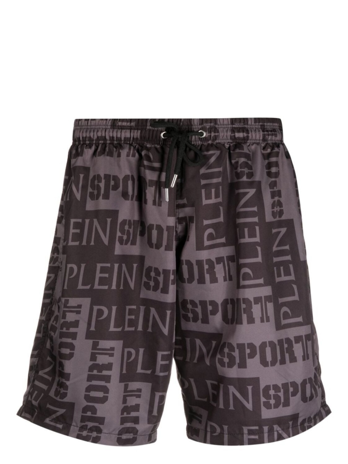 

Plein Sport плавки-шорты с логотипом, черный