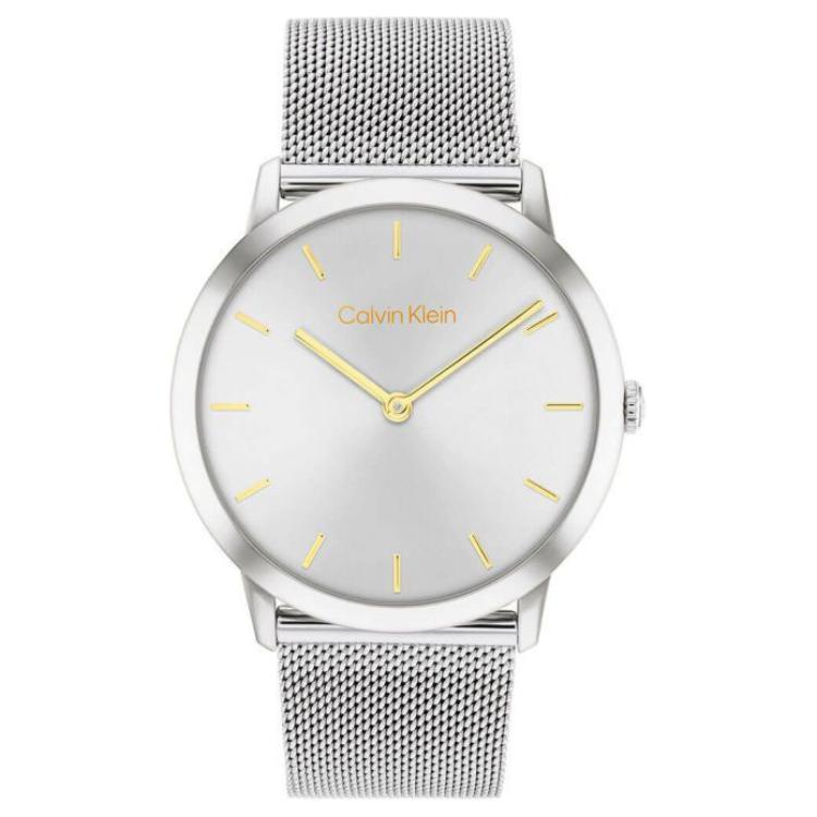 

Calvin Klein Часы Wrist Watch Quartz Movement Stainless Steel Strap 37mm Silver Dial Unisex, Silver Dial