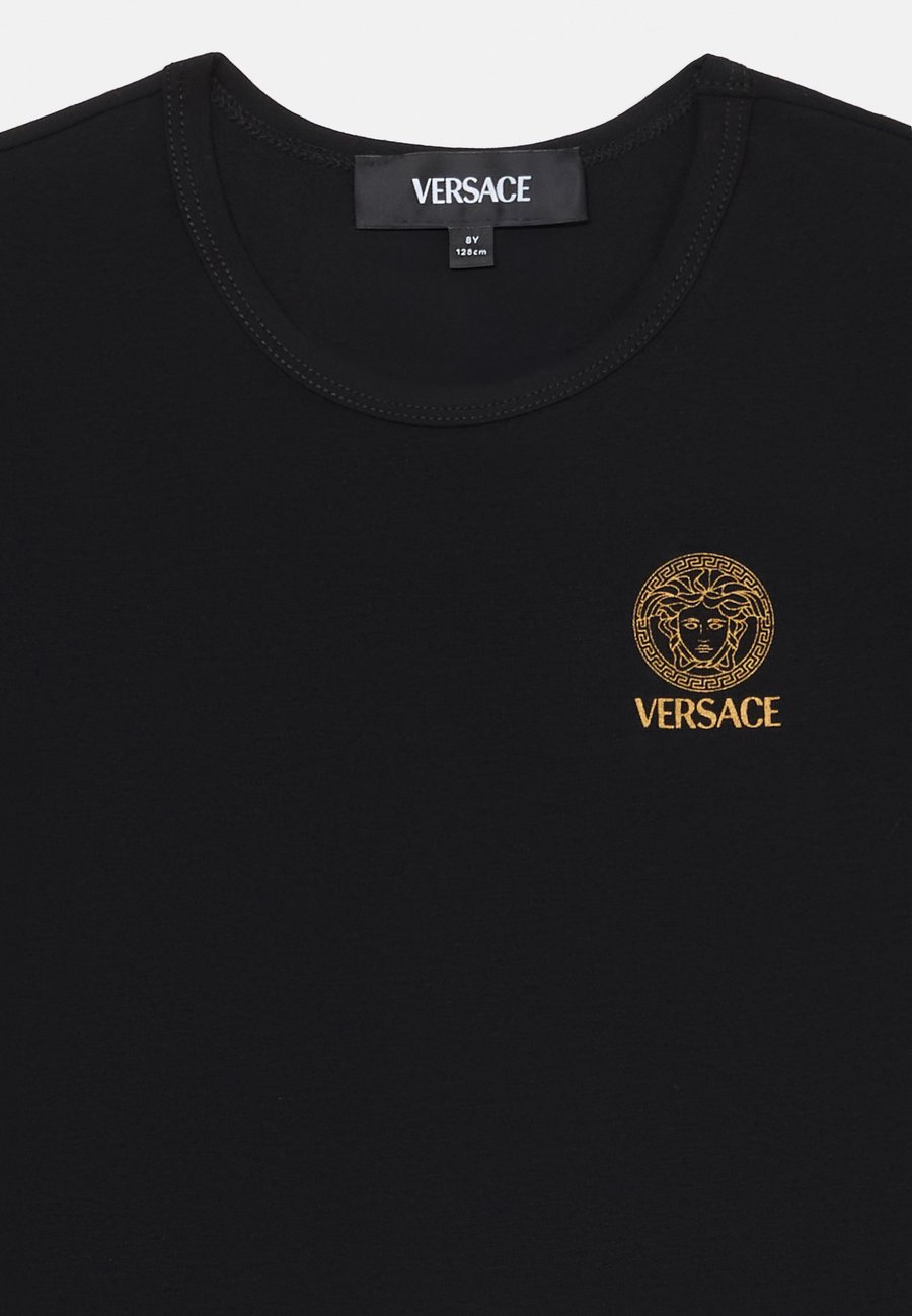 Футболка Versace TOPEKA STRETCH NEW LOGO UNISEX 2 PACK, Nero/Black — фото 3