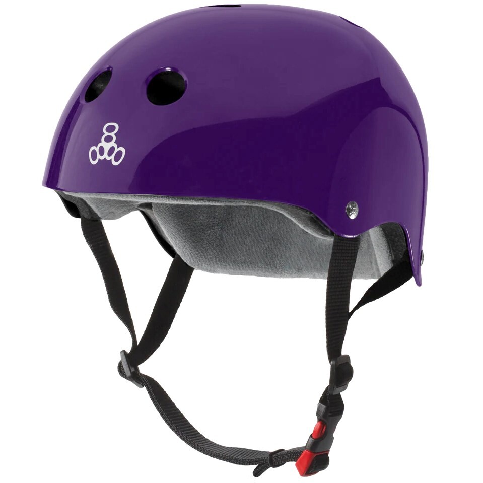 

Шлем для скейтбординга Triple 8 The Certfied Sweatsaver, фиолетовый
