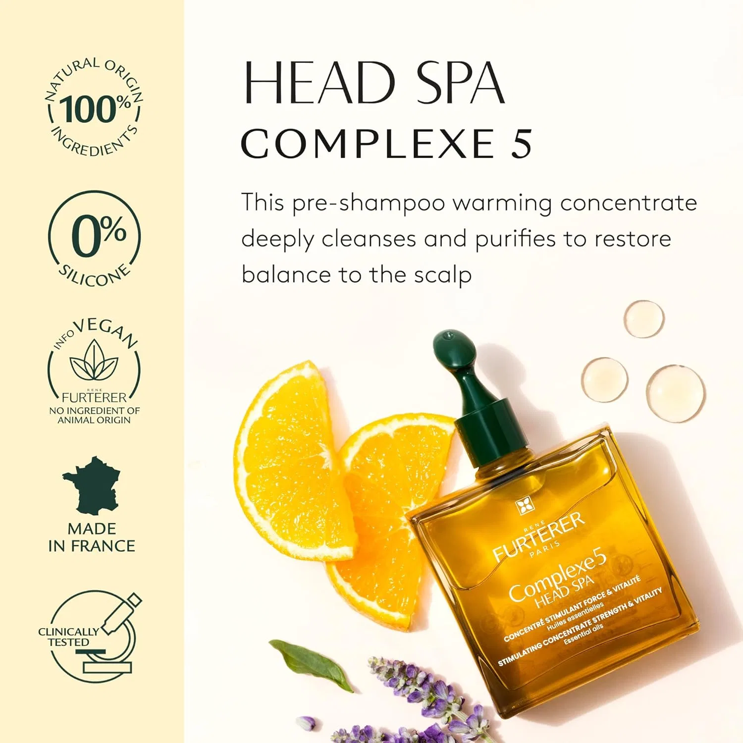 Стимулирующий концентрат Rene Furterer Complexe 5 Head Spa, 50 мл Rene Furterer — фото 2