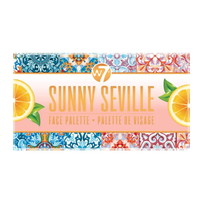 

Тени для век sunny seville paleta facial W7, цвет deep