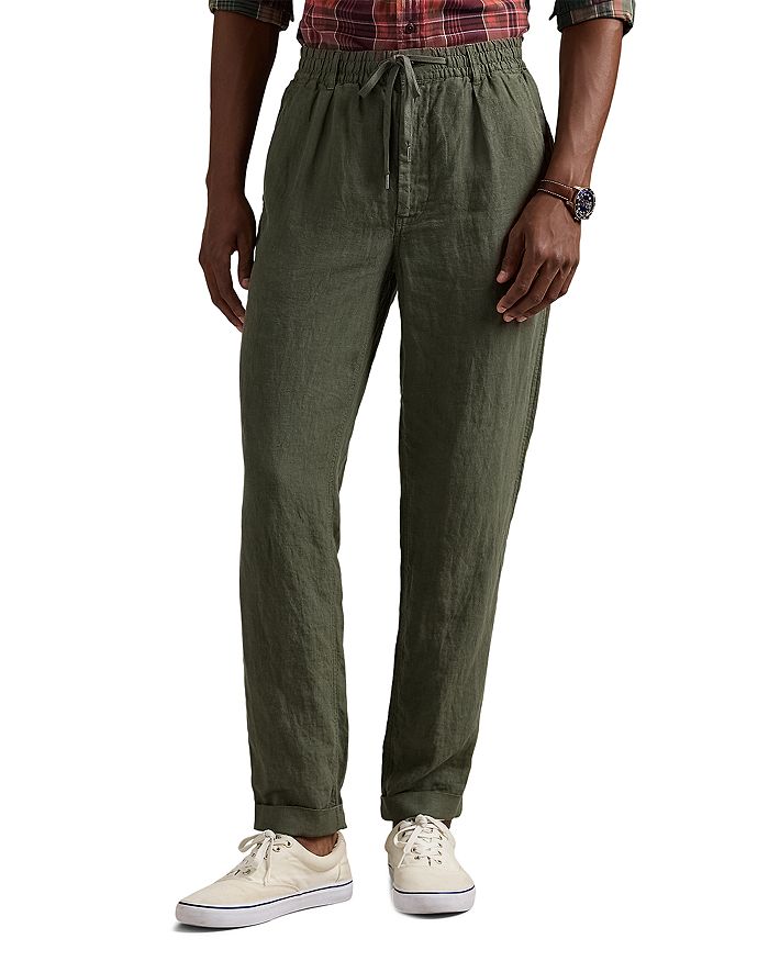 

Брюки Polo Prepster Slim Tapered из льна Polo Ralph Lauren, зеленый