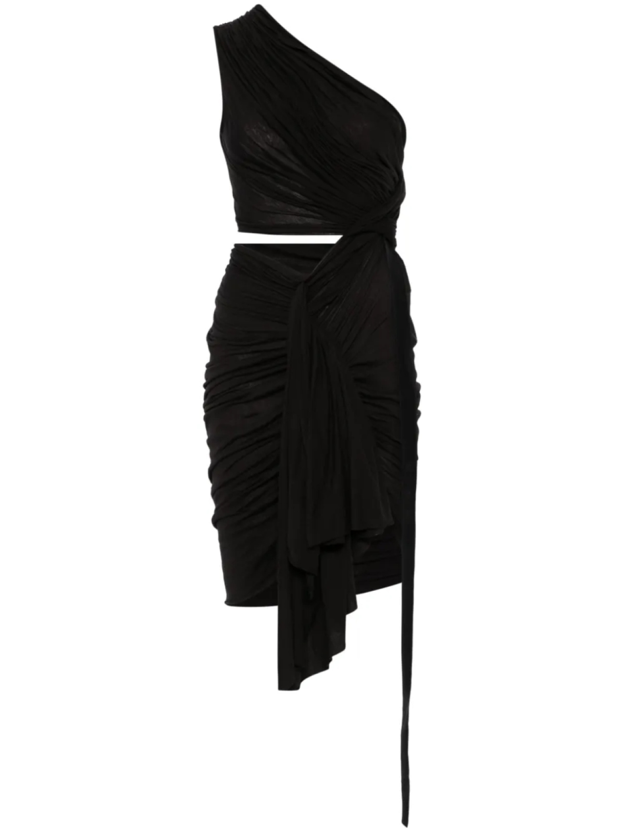 

Rick Owens DRKSHDW платье мини Fog, черный