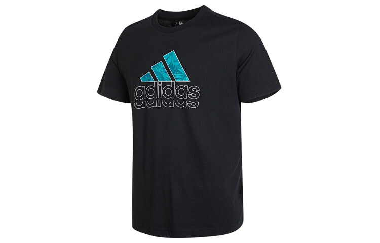 

Футболка мужская черная Adidas, черный