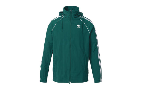 Куртка Men's adidas originals Logo Colorblock Stripe Sports Jacket Green, мультиколор — фото 3