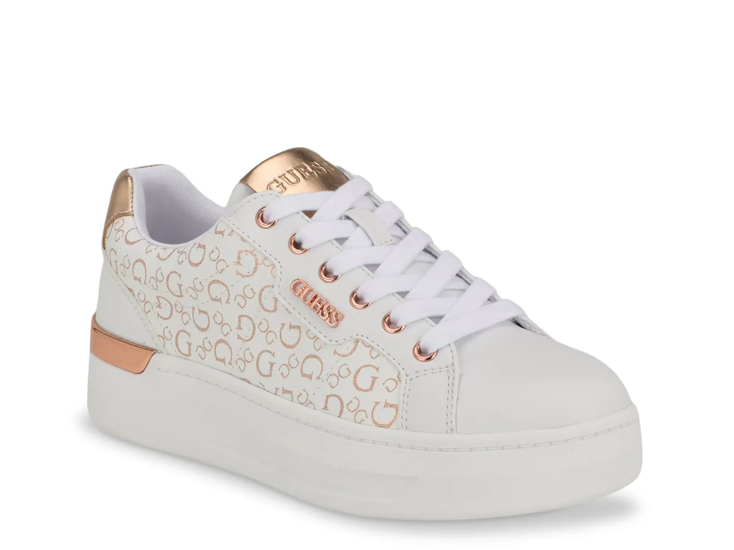 

Кроссовки Onna Sneaker Guess, белый/золотой/металлик