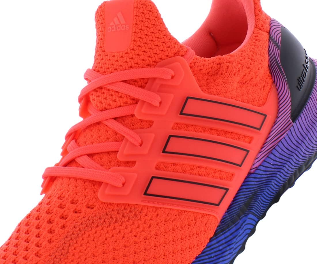 Мужские кроссовки adidas Ultraboost DNA, черный/оранжевый — фото 2
