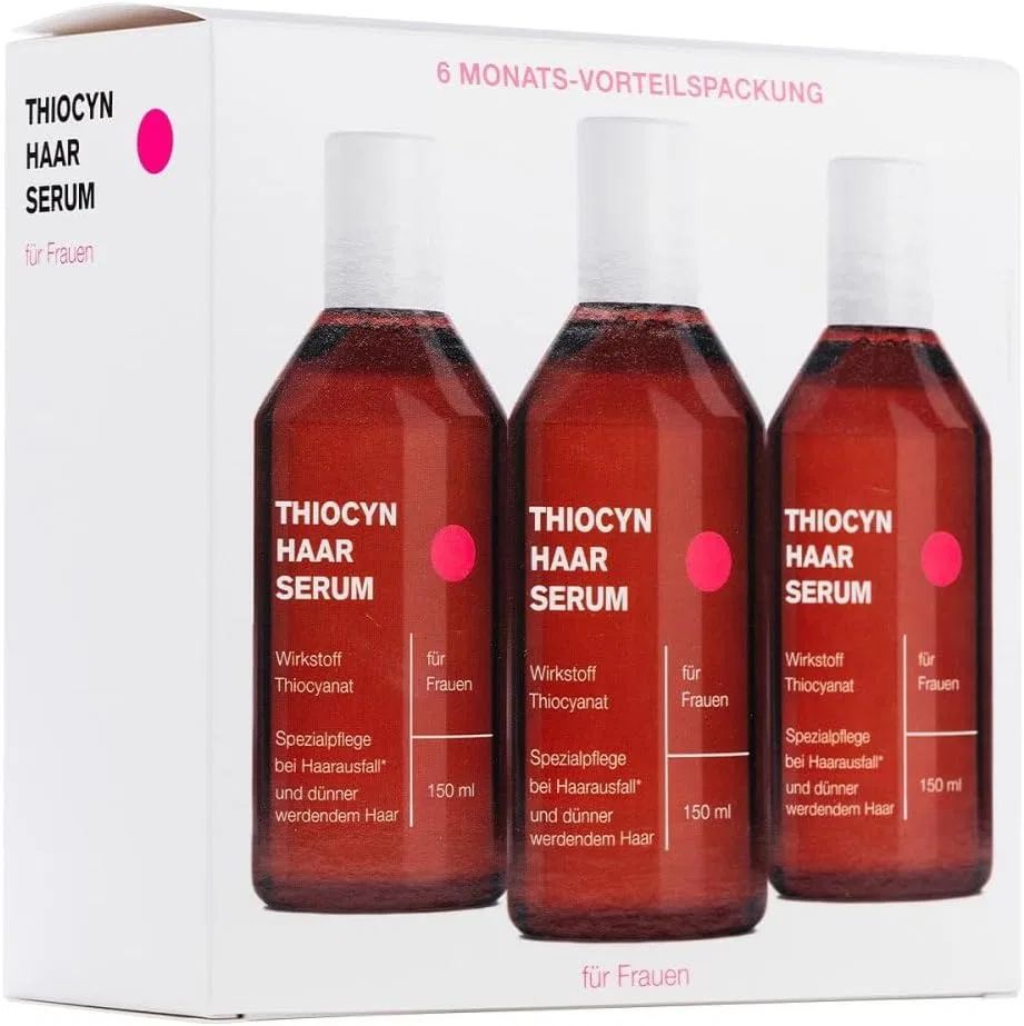 Женская сыворотка для волос «Hair Serum Women Vegan» от Thiocyn, 3 x 150 мл ‎Thiocyn
