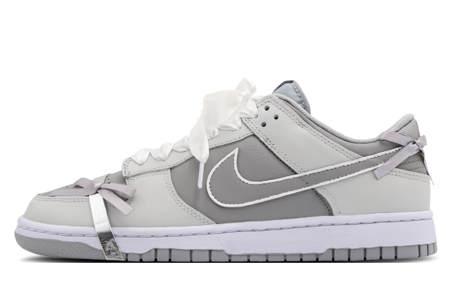 

Кроссовки Nike Dunk Skateboard Shoes Men Low-Top Gray, серый