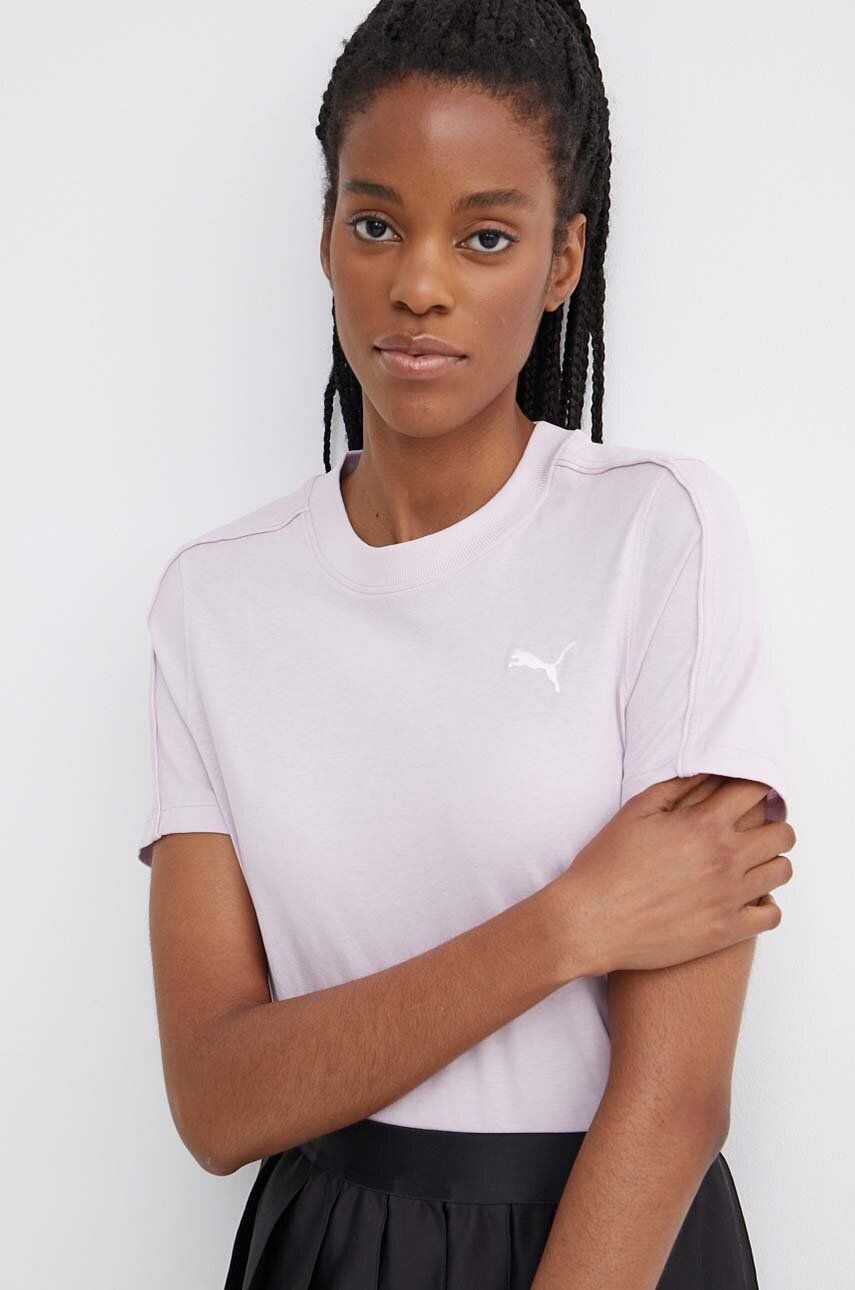 

HER хлопковая футболка Puma, фиолетовый