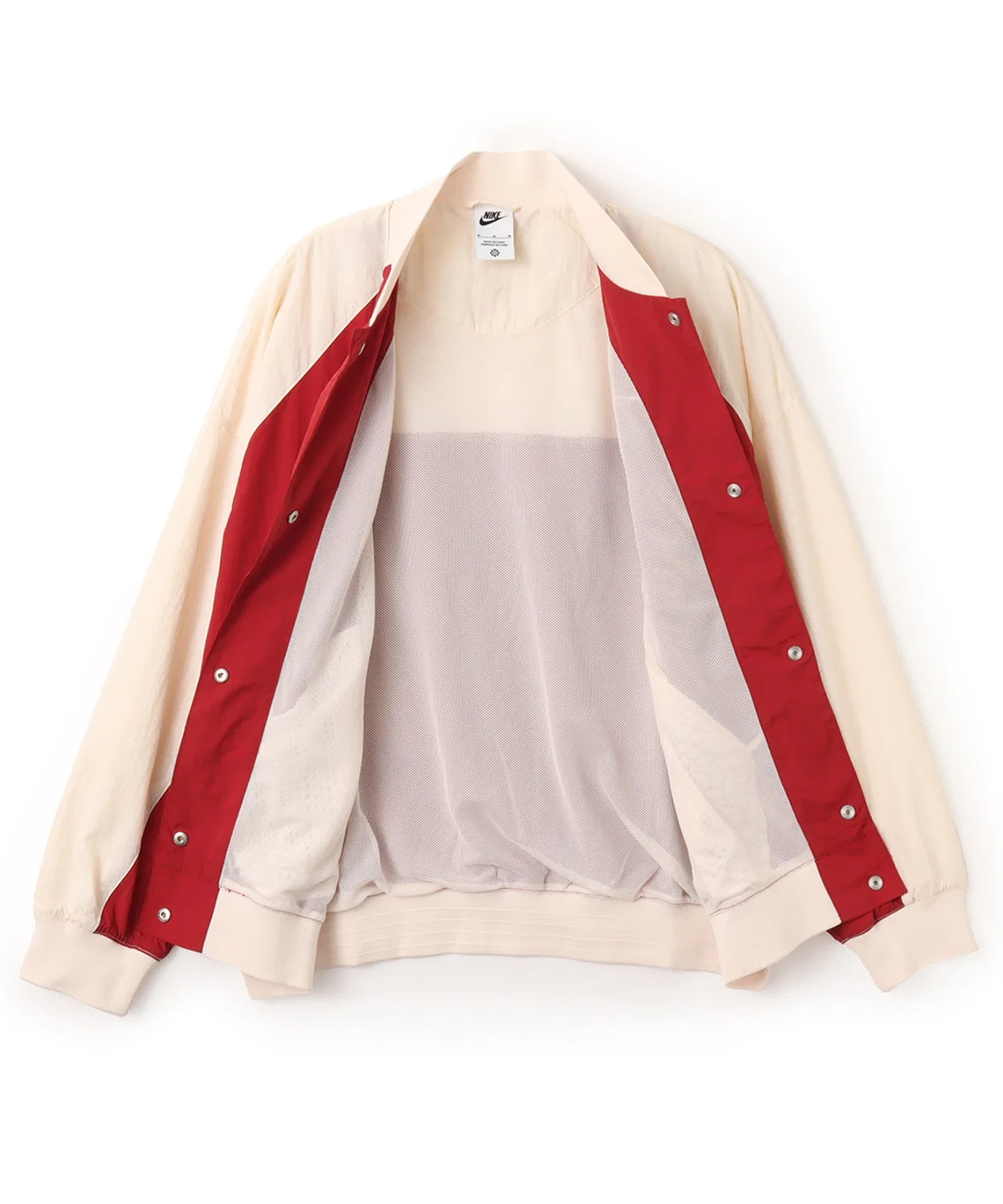 Куртка женская Nike NSW Hybrid Varsity Jacket красная — фото 4