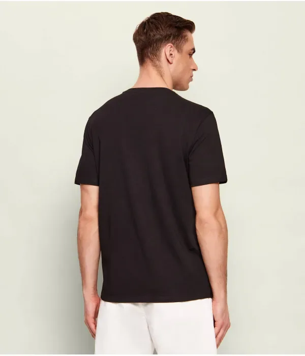 Футболка regular fit Emporio Armani, черный — фото 3
