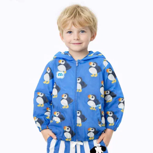 Ветровка детская лёгкая Puffin Kids синяя