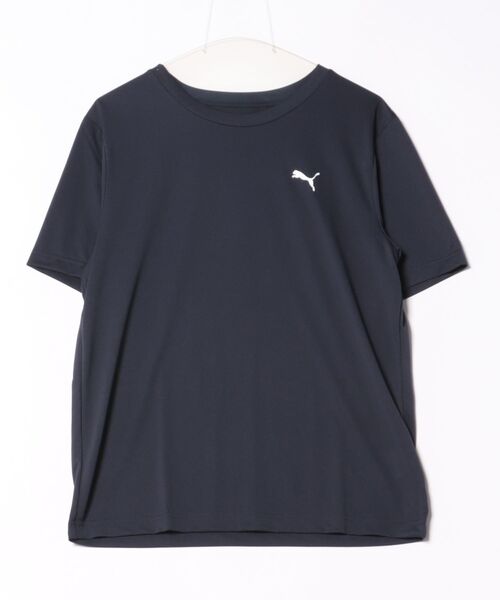 

Футболка с маленьким логотипом, полиэстер PUMA, темно-синий