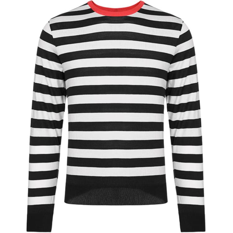 

Paul & Shark Футболка Yachting мужская черно-белая полоска, Черный, Paul & Shark Футболка Yachting мужская черно-белая полоска