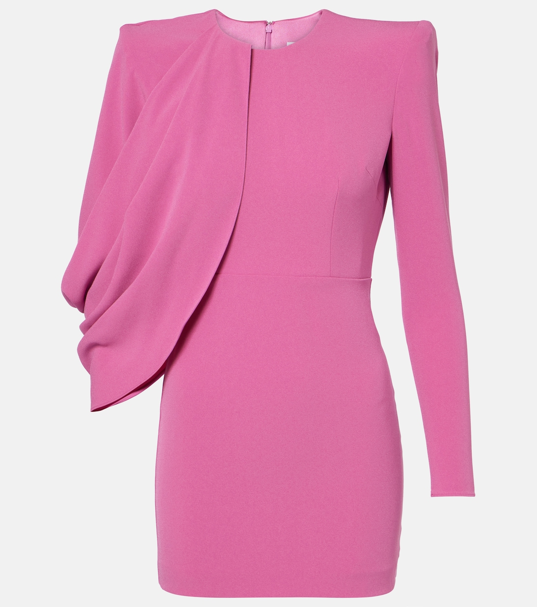 

Асимметричное мини-платье из крепа с накидкой Alex Perry, Candy