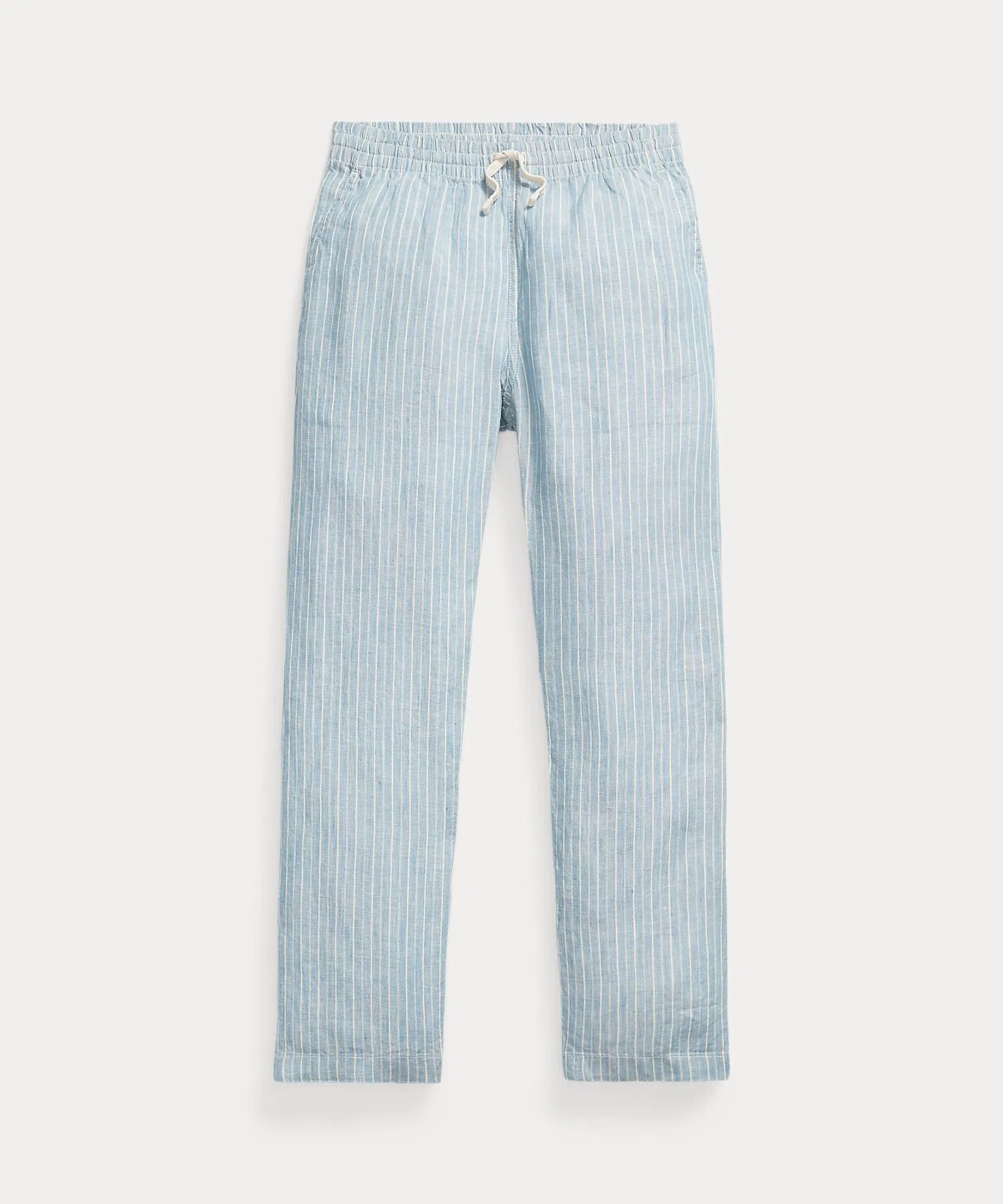 Детские льняные брюки в полоску POLO RALPH LAUREN CHILDRENSWEAR тёмно-синие