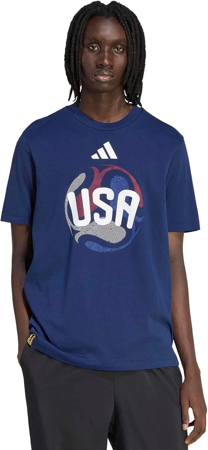 Футболка мужская adidas Team Navy Blue