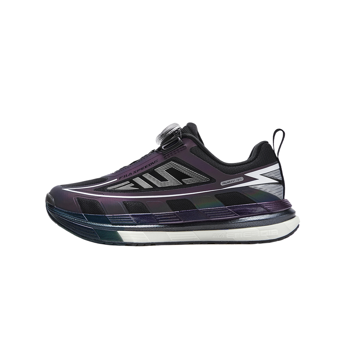 Performance FPH Speed 5 Low Top детские кроссовки для бега Black/Space Silver подростковые FILA KIDS, черный/Space серебряный