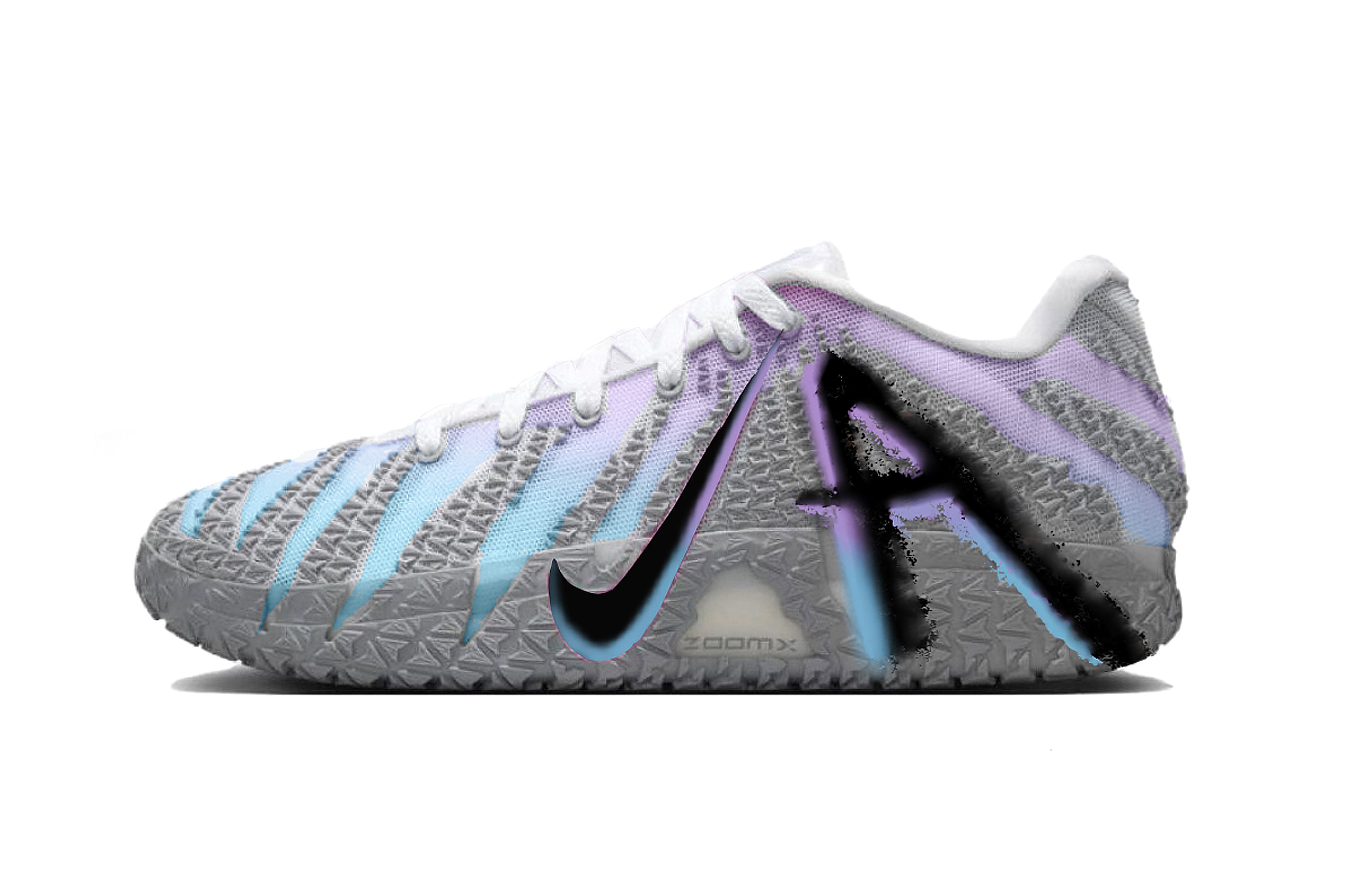 

Баскетбольные кроссовки Ja Morant 3 Magic Flame Low, мужские, серые Nike, Gray