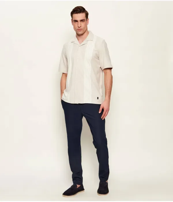 Рубашка loose fit Us Polo Assn, бежевый — фото 2