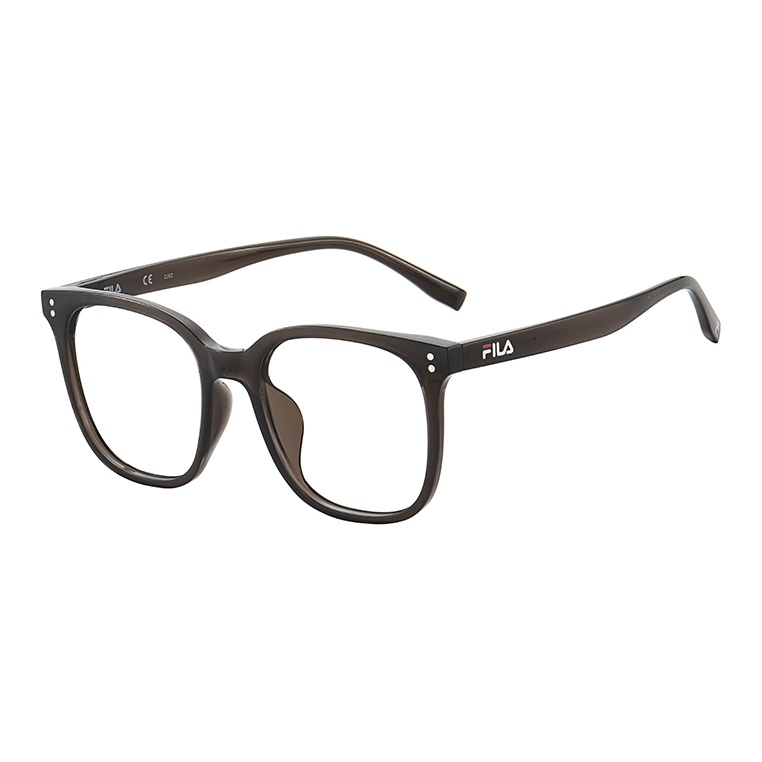 

FILA Пластиковая квадратная оправа очков от близорукости унисекс, 07F7 Transparent Coffee