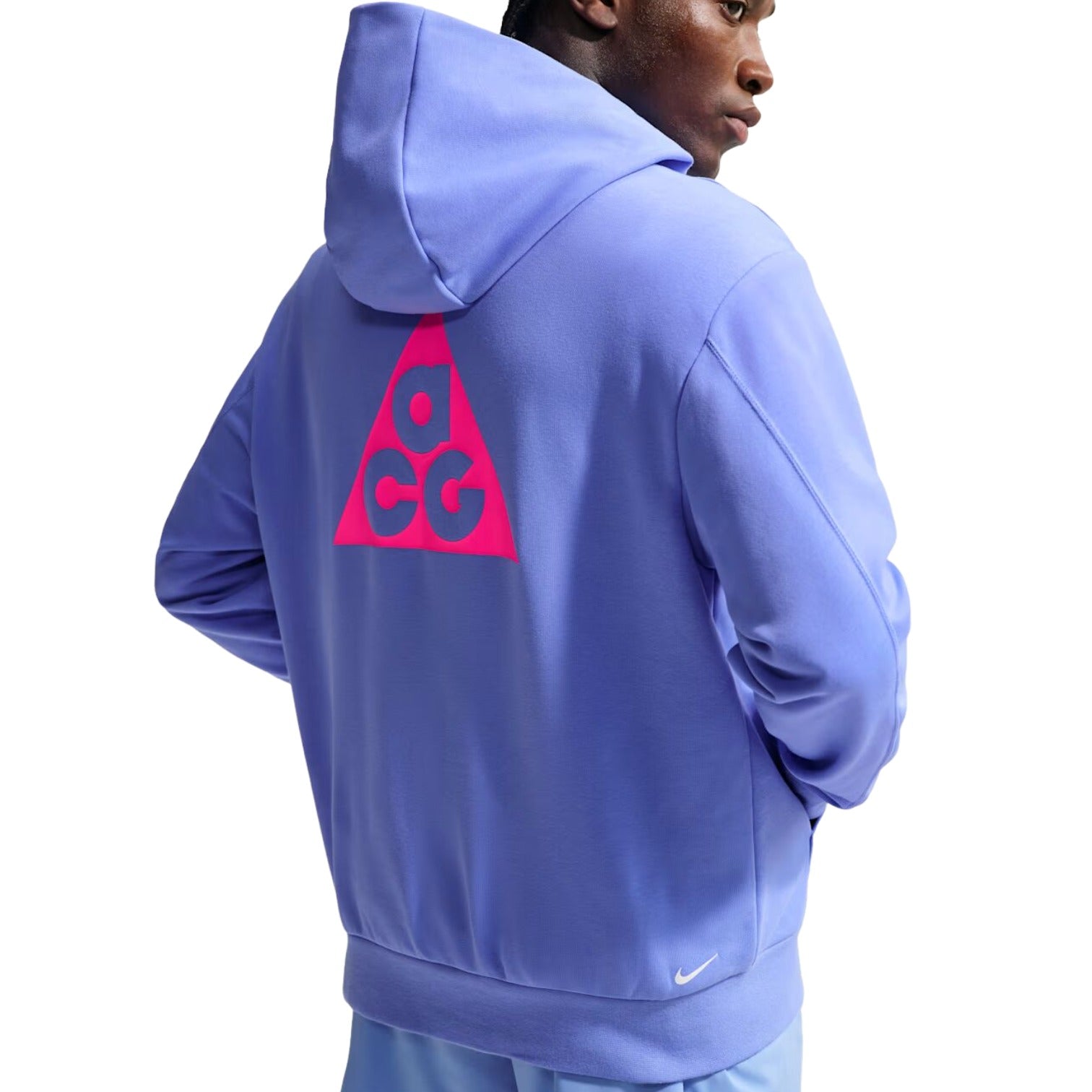 Худи Nike ACG Magic Hour Dri-FIT Trail 'Royal Pulse Hyper Pink Summit White' — фото 2