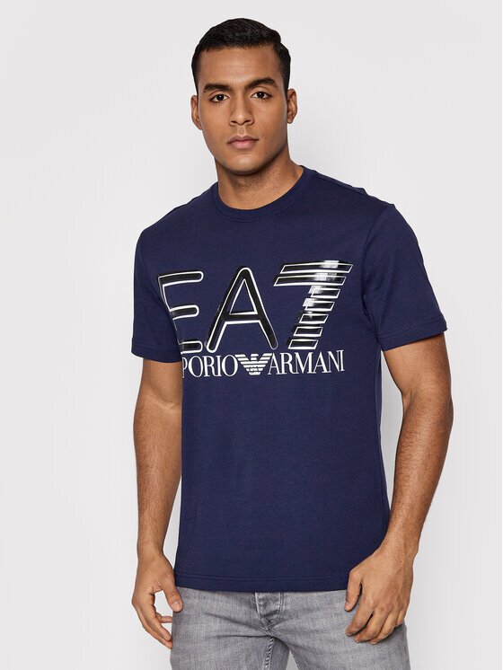 

Футболка стандартного кроя Ea7 Emporio Armani, синий