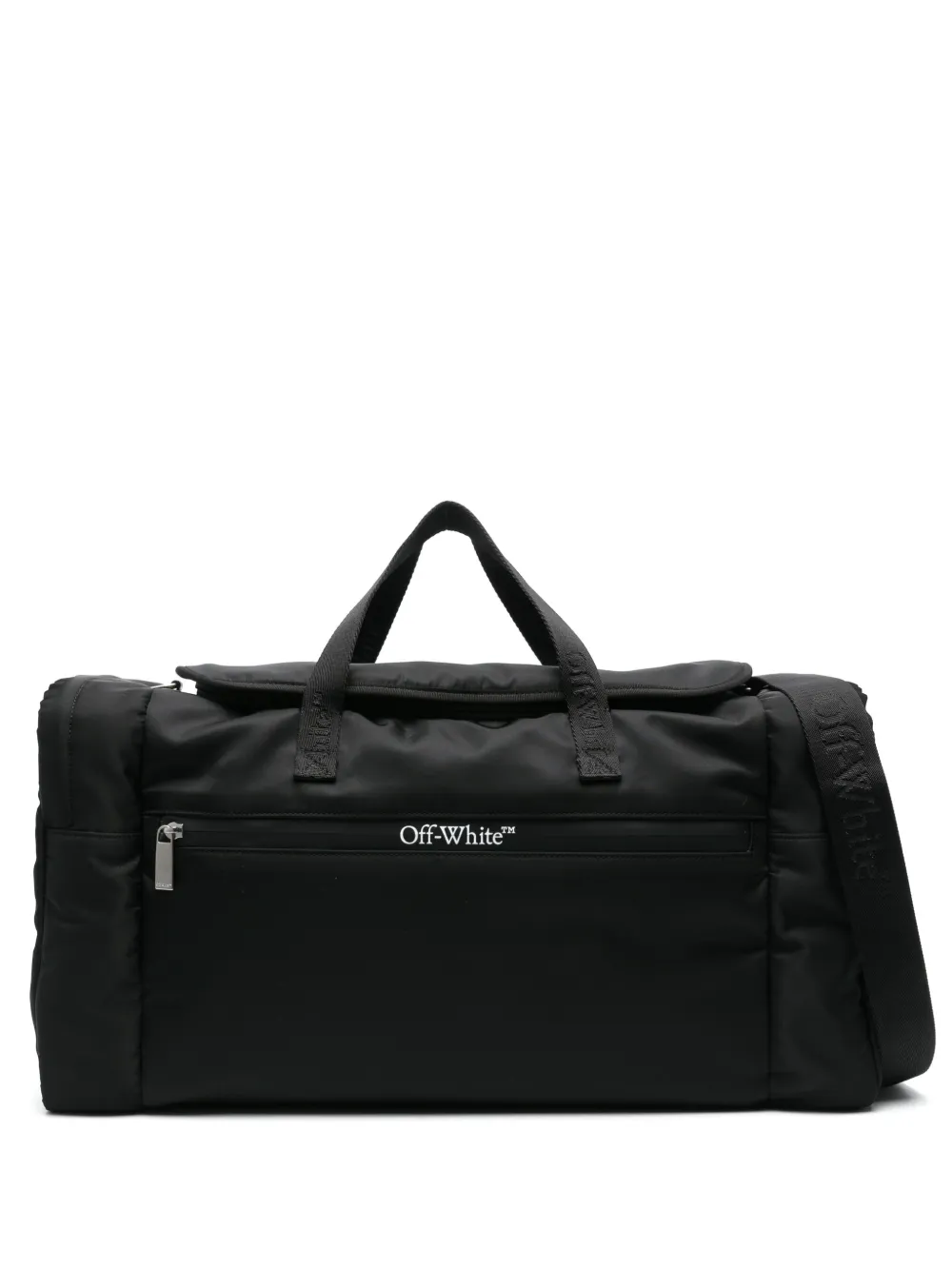 

Дорожная сумка с логотипом OFF-WHITE, черный