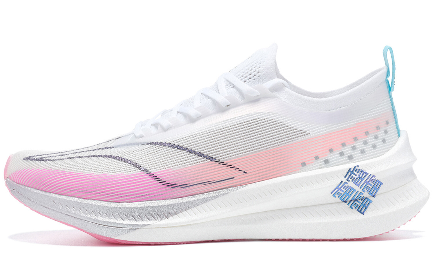 

Кроссовки Feidian 3 Elite Running Unisex Low-top White/Blue/Pink Lining