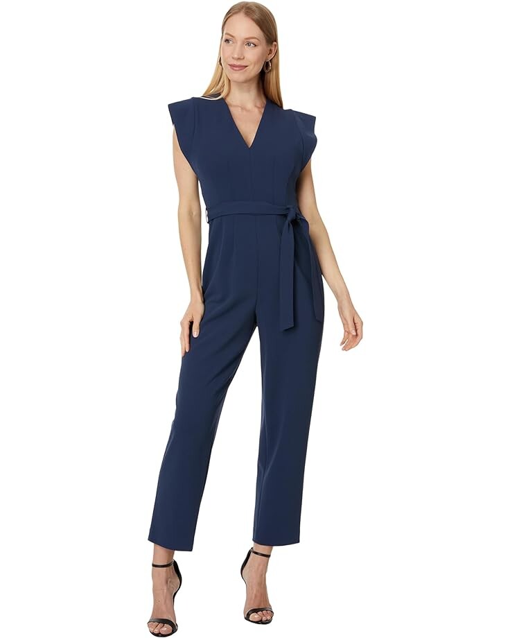 

Комбинезон Calvin Klein V-Neck Jumpsuit with Extended Sleeve Detail, цвет Academy