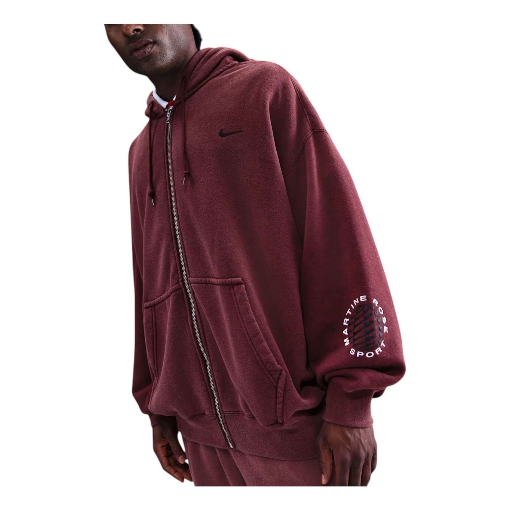 

Худи Nike x Martine Rose Full-zip Hoodie 'Red'