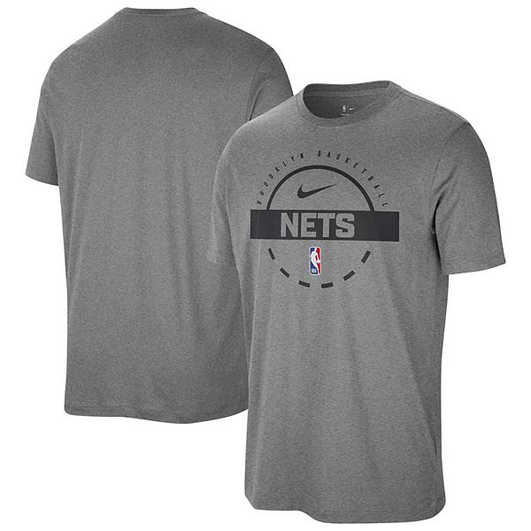 

Мужская футболка для тренировок Brooklyn Nets charcoal Nike