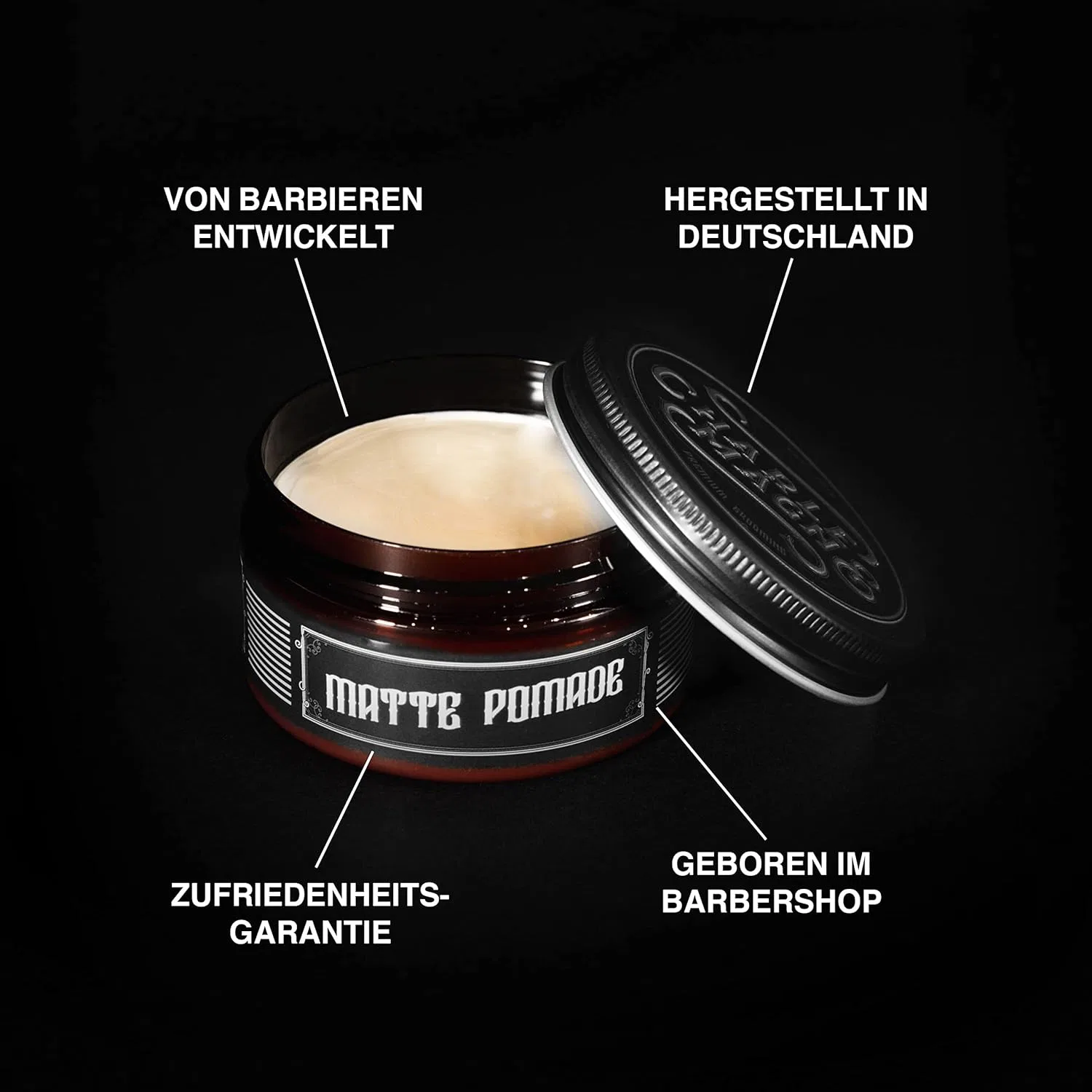 Матовая помада для волос «Premium Matte Pomade» от Charlemagne Charlemagne — фото 4