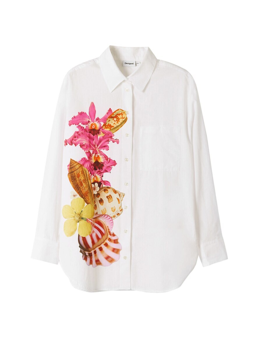 

Блуза Desigual Blouse M. Christian Lacroix shells, белый