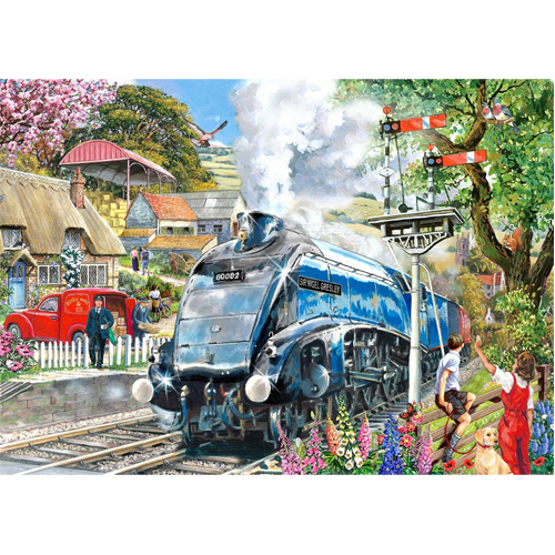 

Пазлы Knight Train Big 500 Puzzle
