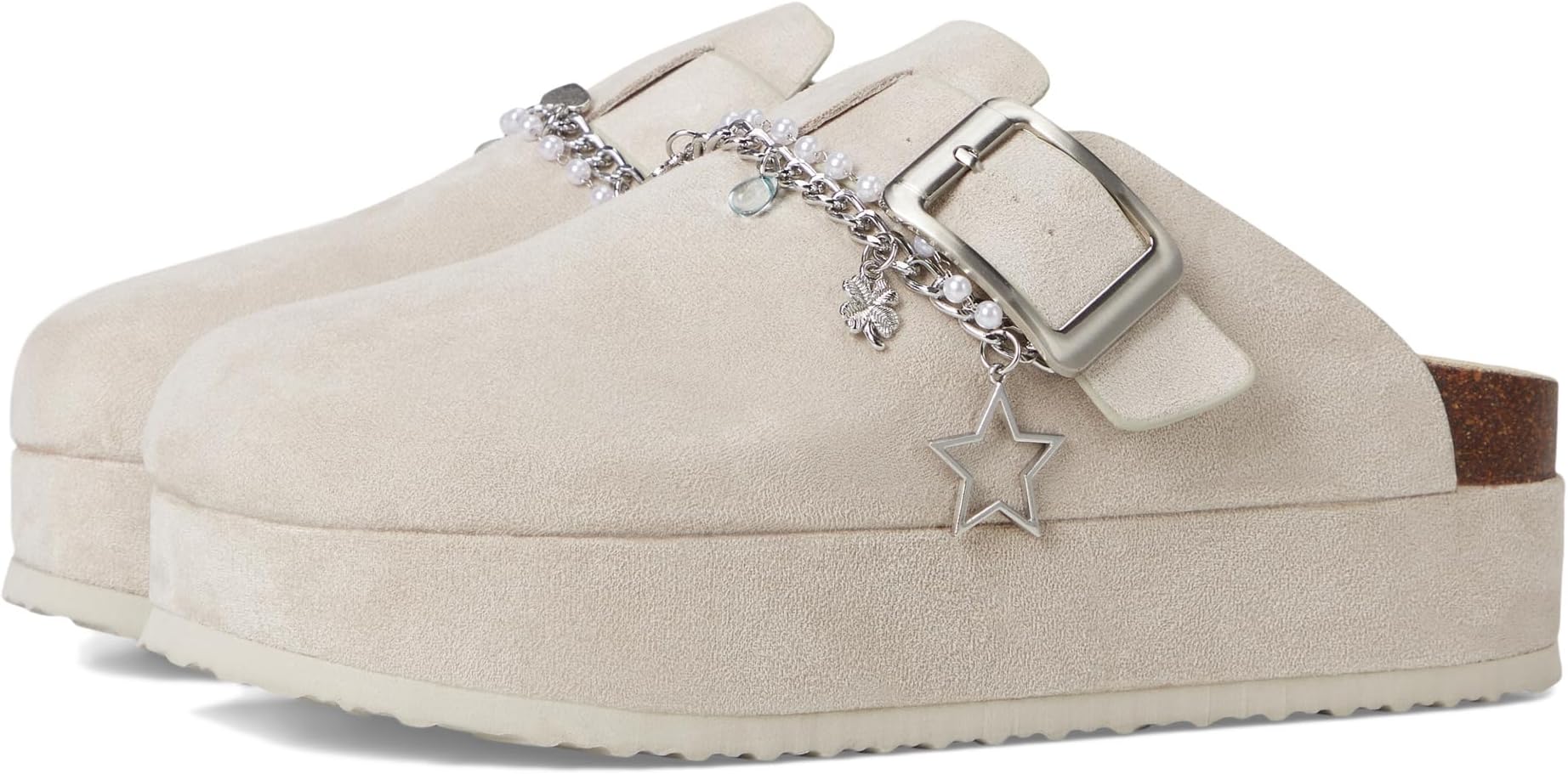 Сабо Madden Girl Women's Lunaa-CB, Antique White Fabric