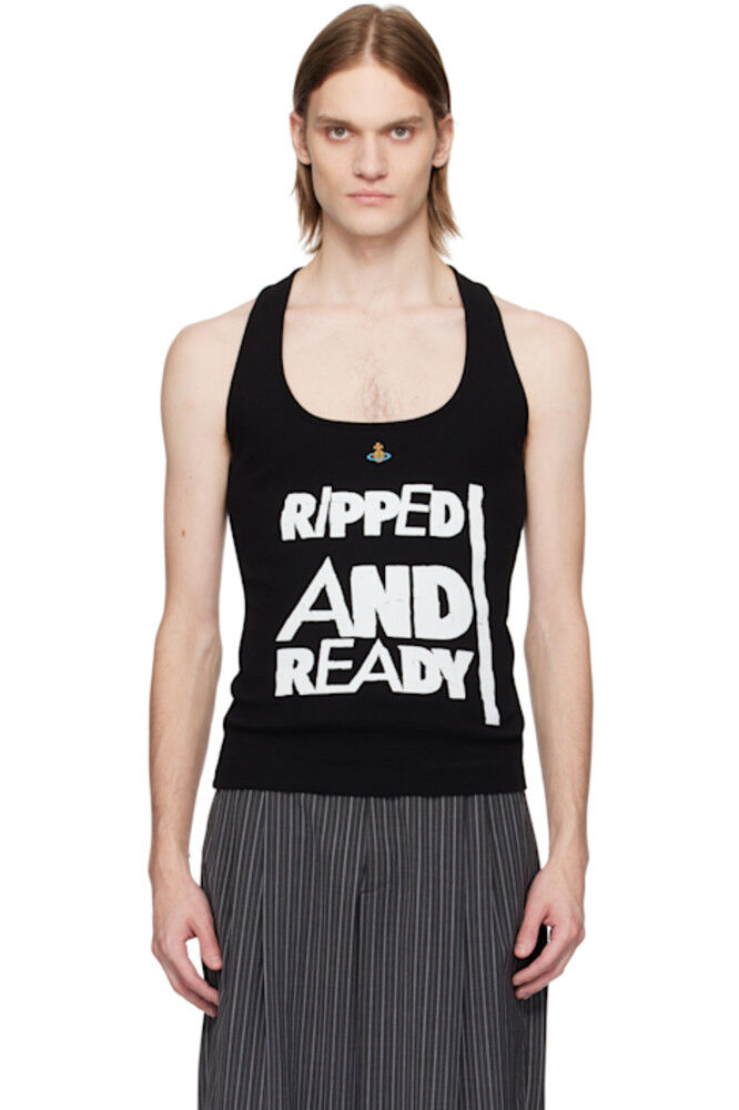 

Черная майка «Ripped & Ready» Vivienne Westwood