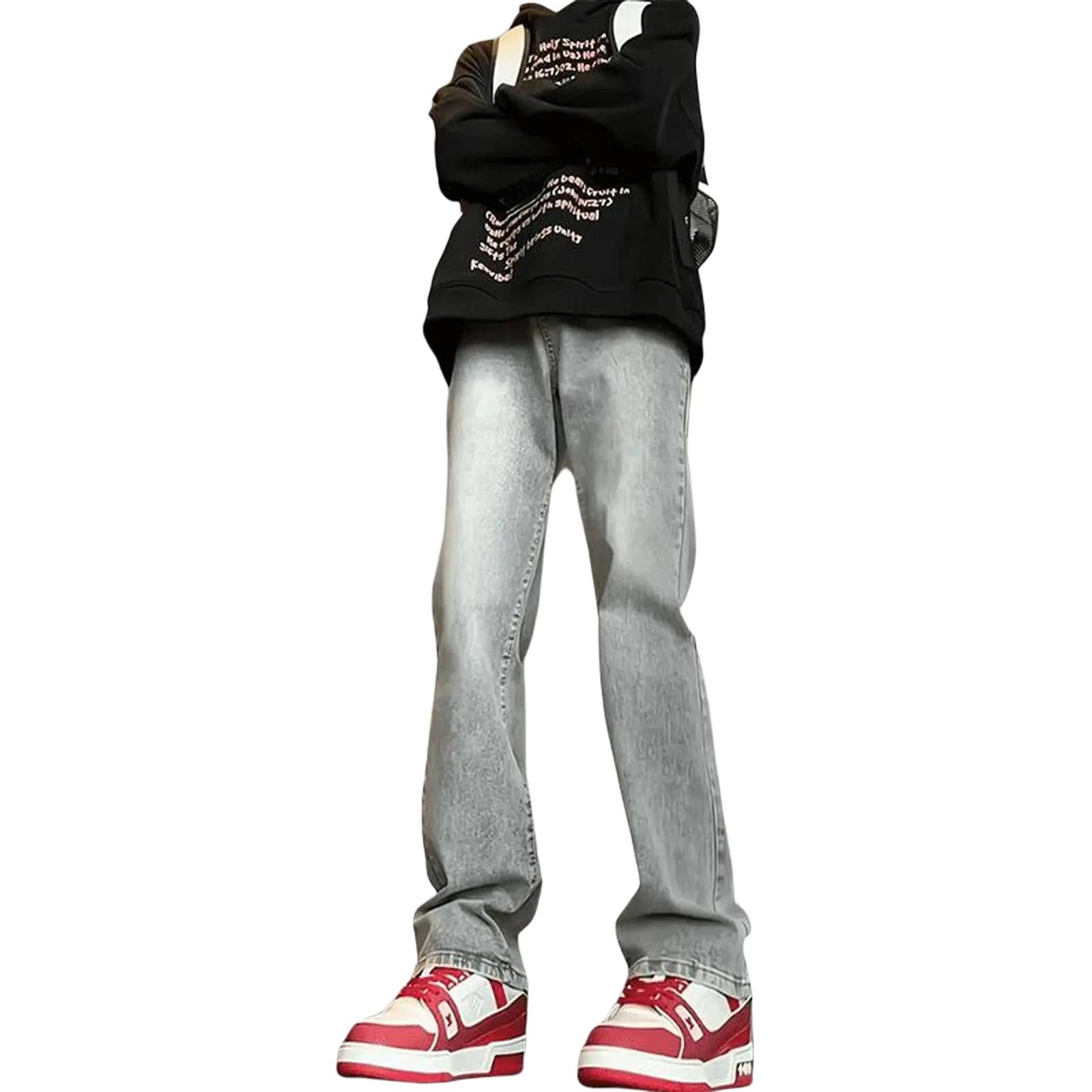 

Джинсы Unisex Moderate Straight Fit VanCamel, smoke серый[fleece-lined and thickened]