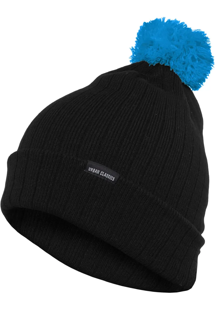 

Шапка URBAN CLASSICS " Urban Classics Unisex Contrast Bobble Beanie" (1 шт.), бирюзовый