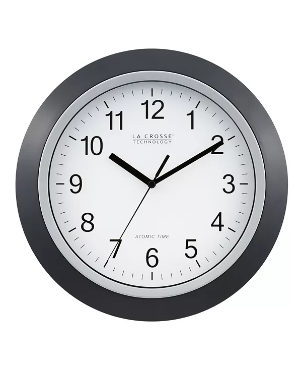 

Wt-3129B 12-дюймовые атомные аналоговые настенные часы La Crosse Technology, black