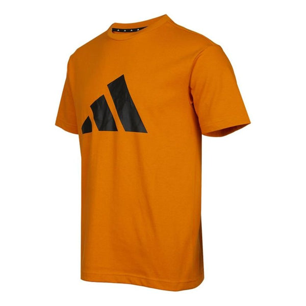 

Футболка men's fi 3b tee athleisure casual sports round neck breathable short sleeve earthy yellow t-shirt Adidas, желтый