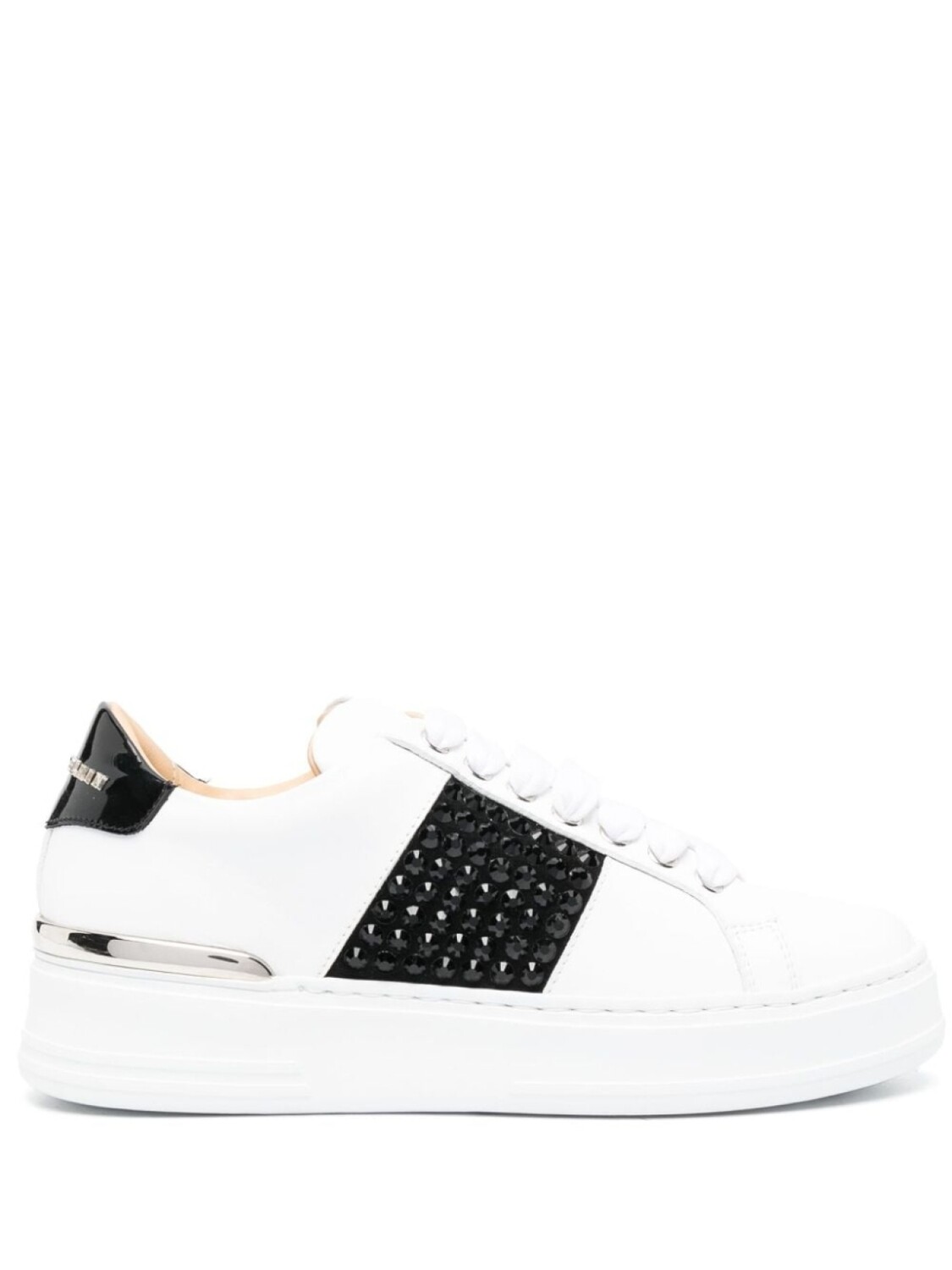 

Кроссовки Philipp Plein Crystals, белый/черный